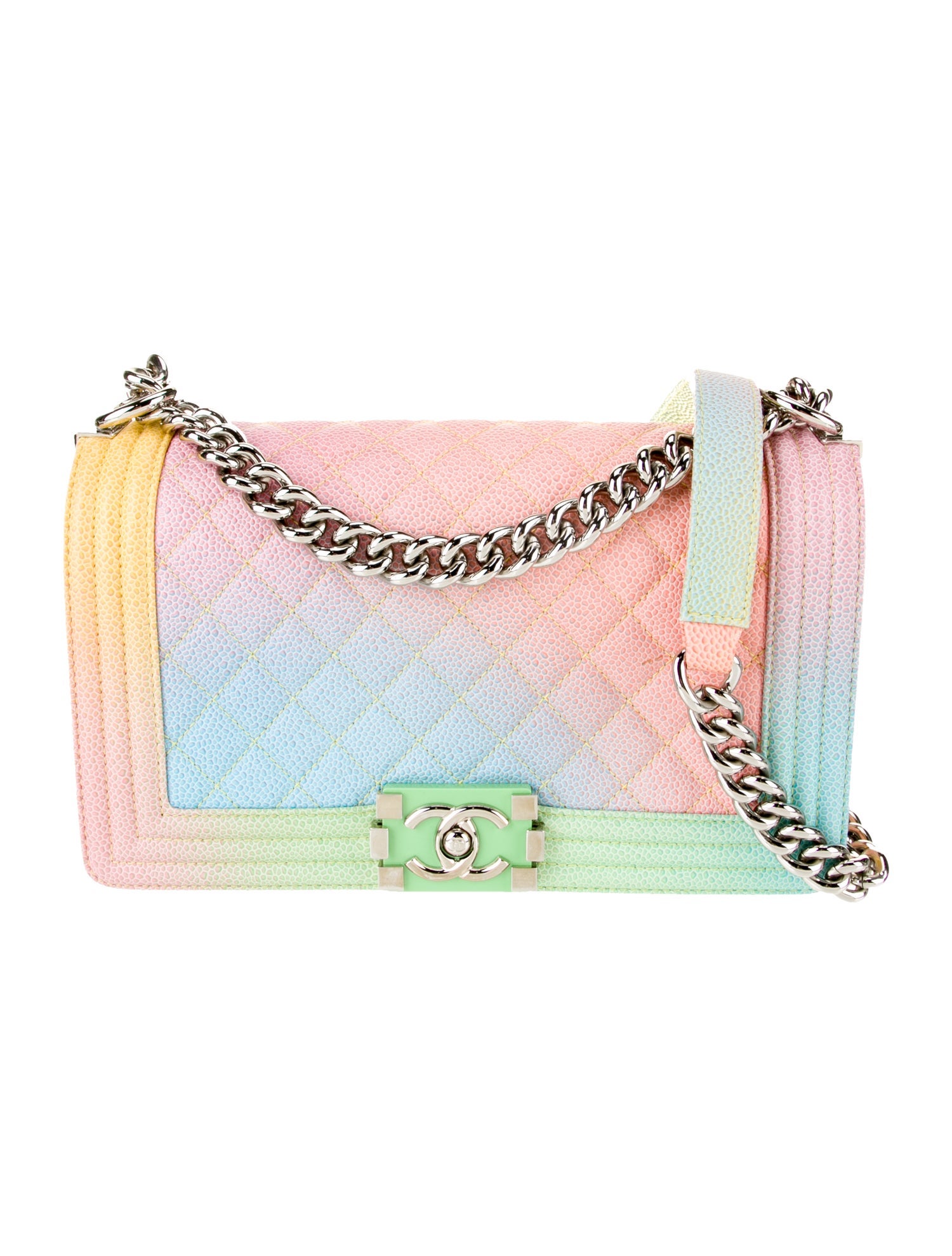 Chanel Paris-Cuba Medium Boy Rainbow Bag